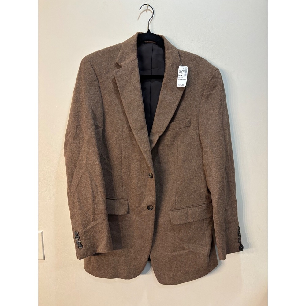 Jos A. Bank Brown Camel Blazer Sport Coat Wheat 39 Long NWT | MSRP $550